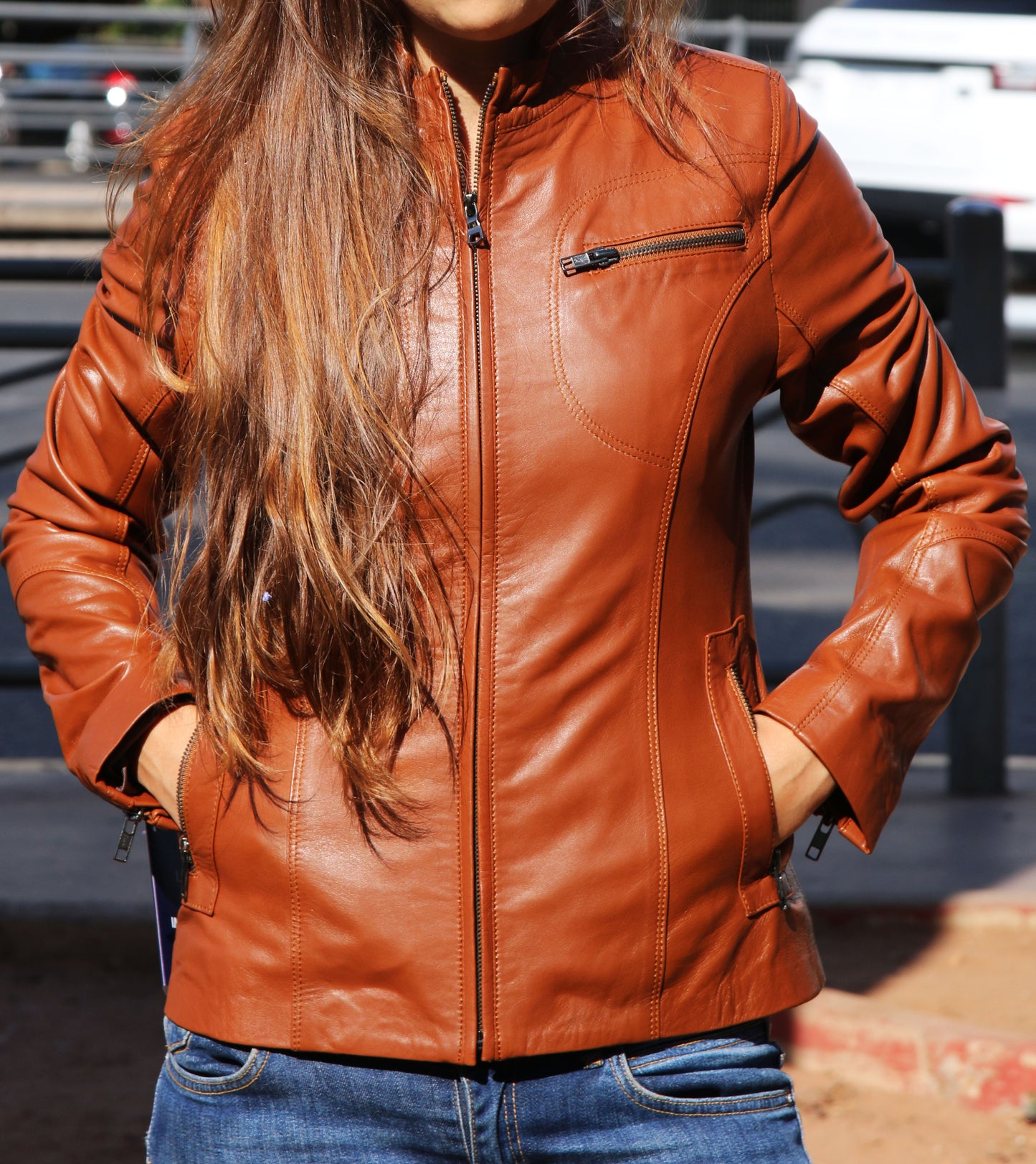 Leather Jacket for Women - Leather Genuine