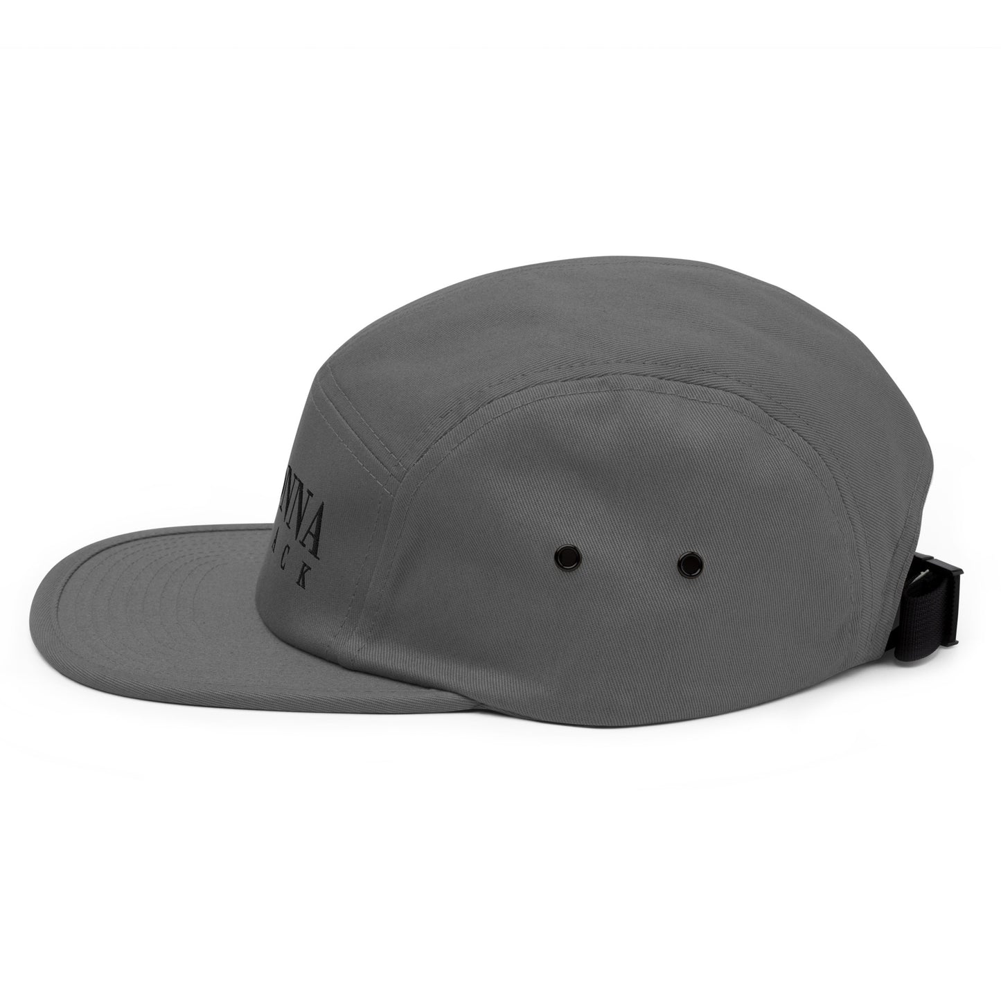 Donna Black Five Panel Cap