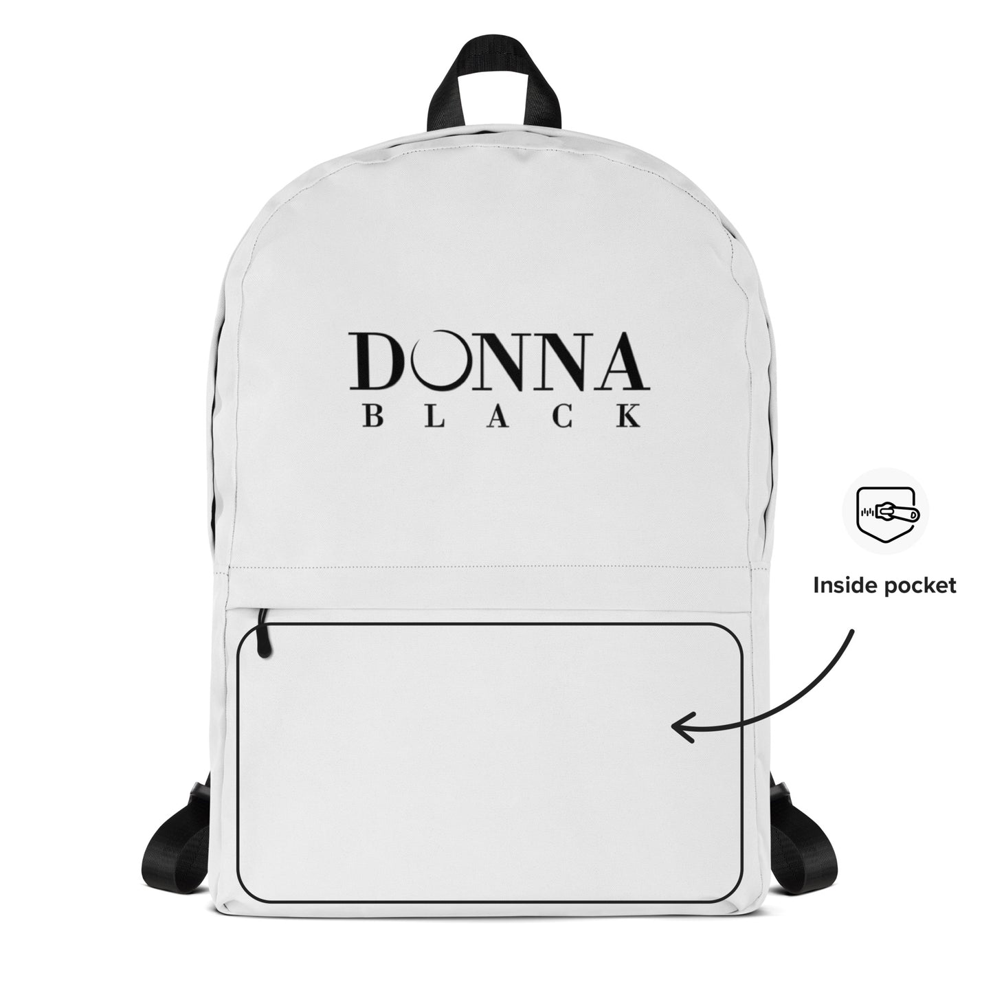 Donna Black Backpack