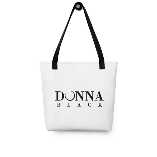 Donna Black Tote Bag