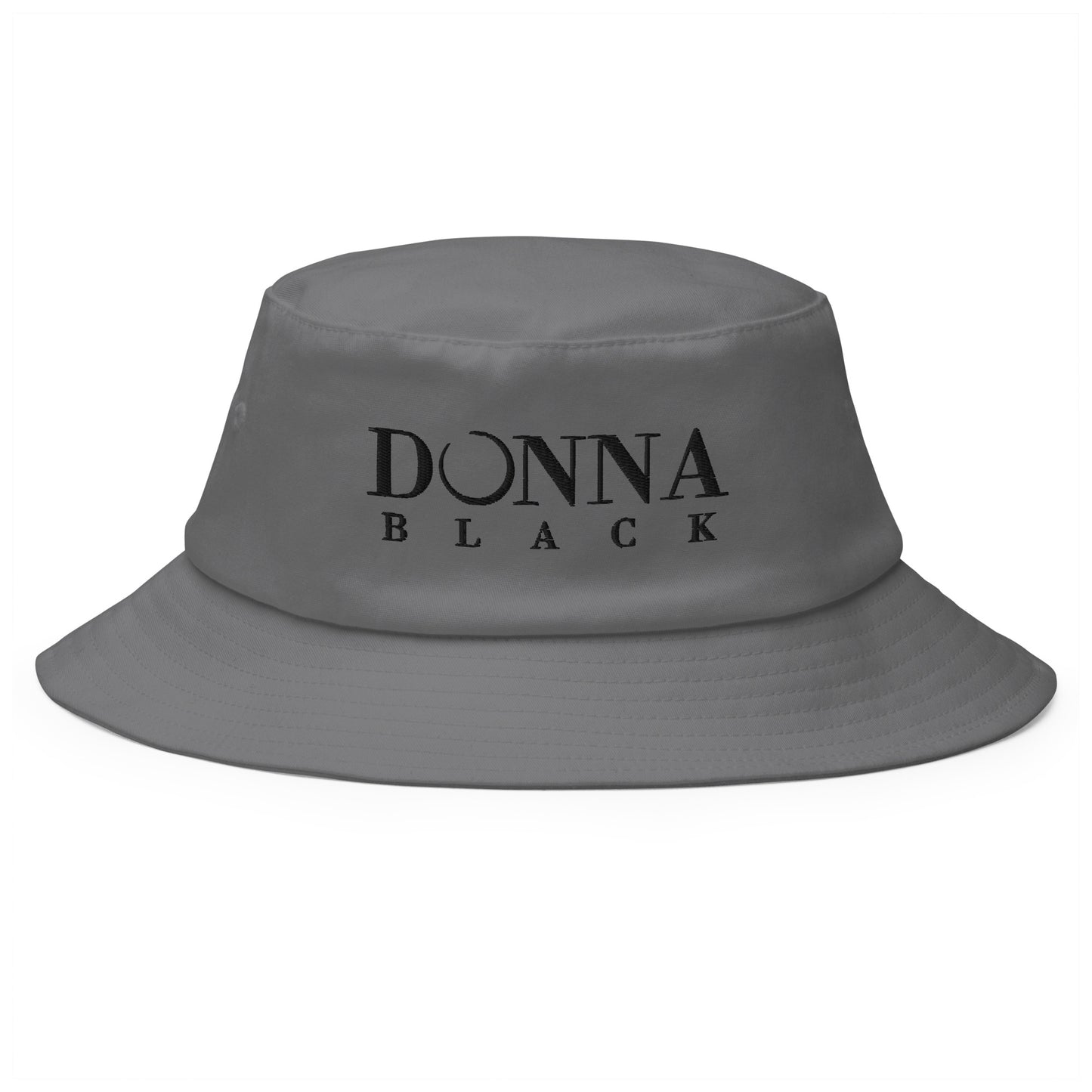 Donna Black Old School Bucket Hat