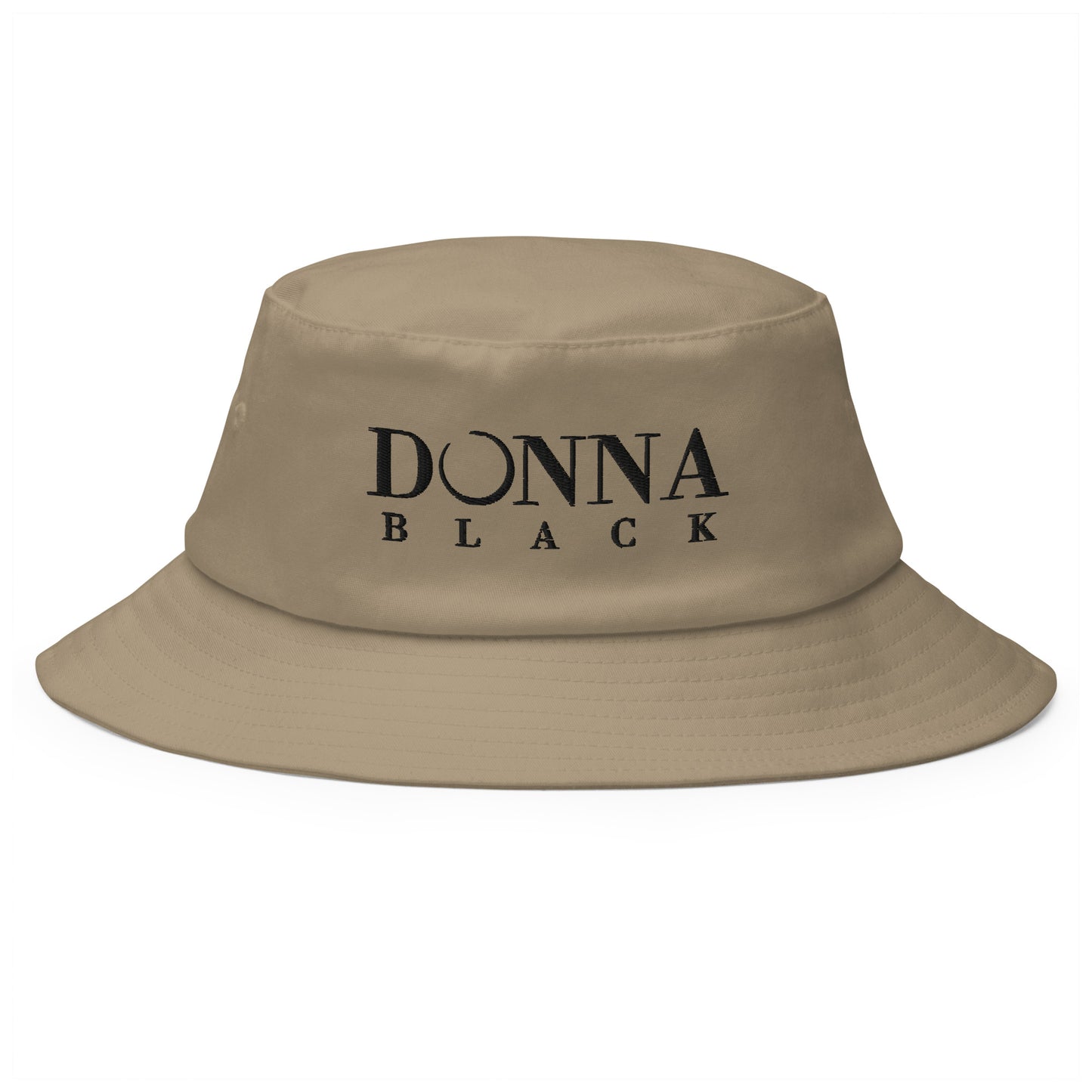 Donna Black Old School Bucket Hat