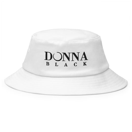 Donna Black Old School Bucket Hat