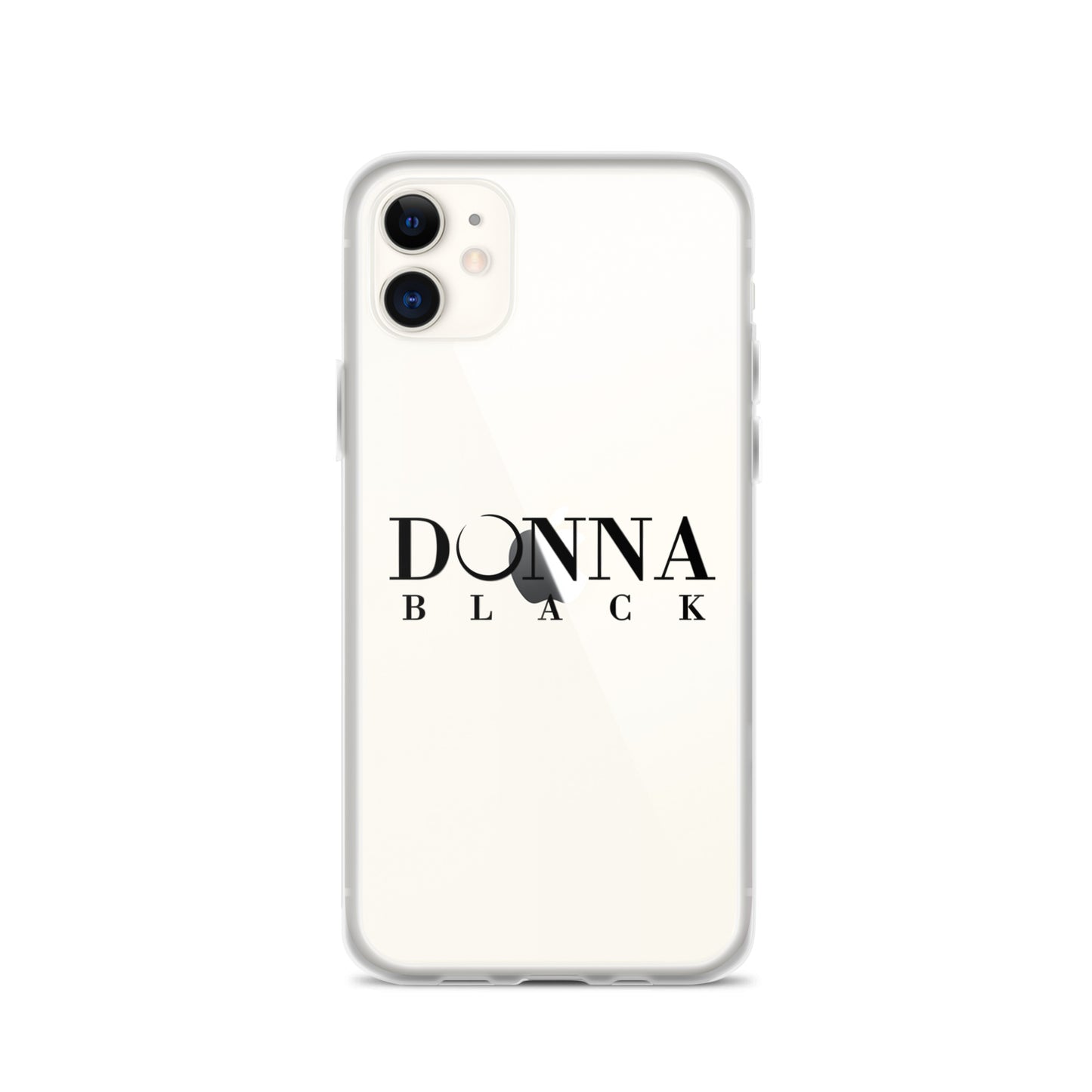 Donna Black Clear Case for iPhone®