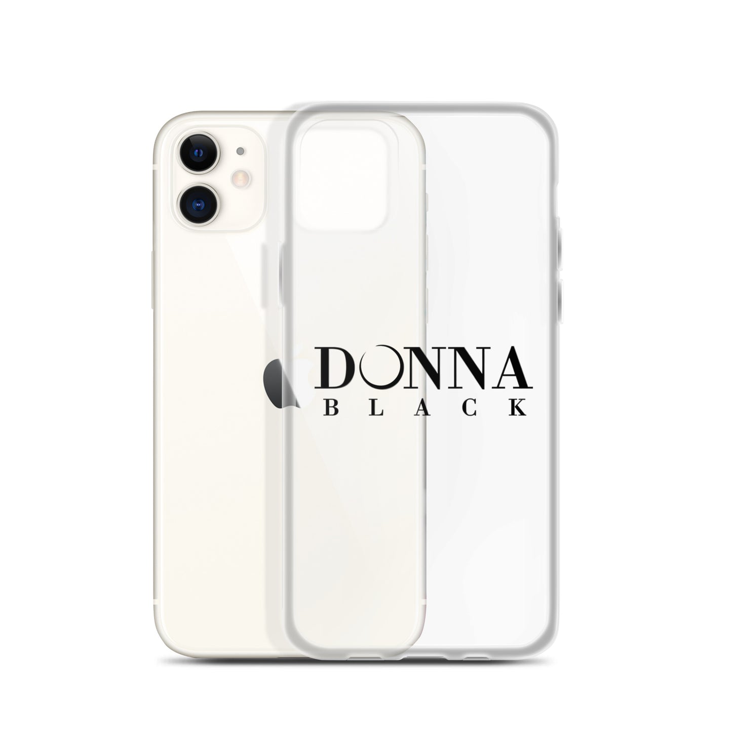 Donna Black Clear Case for iPhone®
