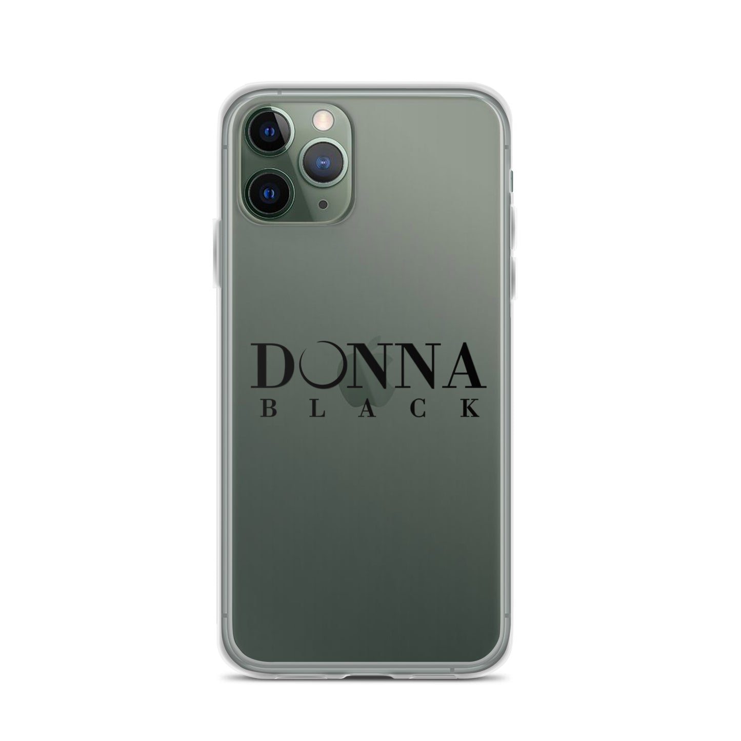Donna Black Clear Case for iPhone®
