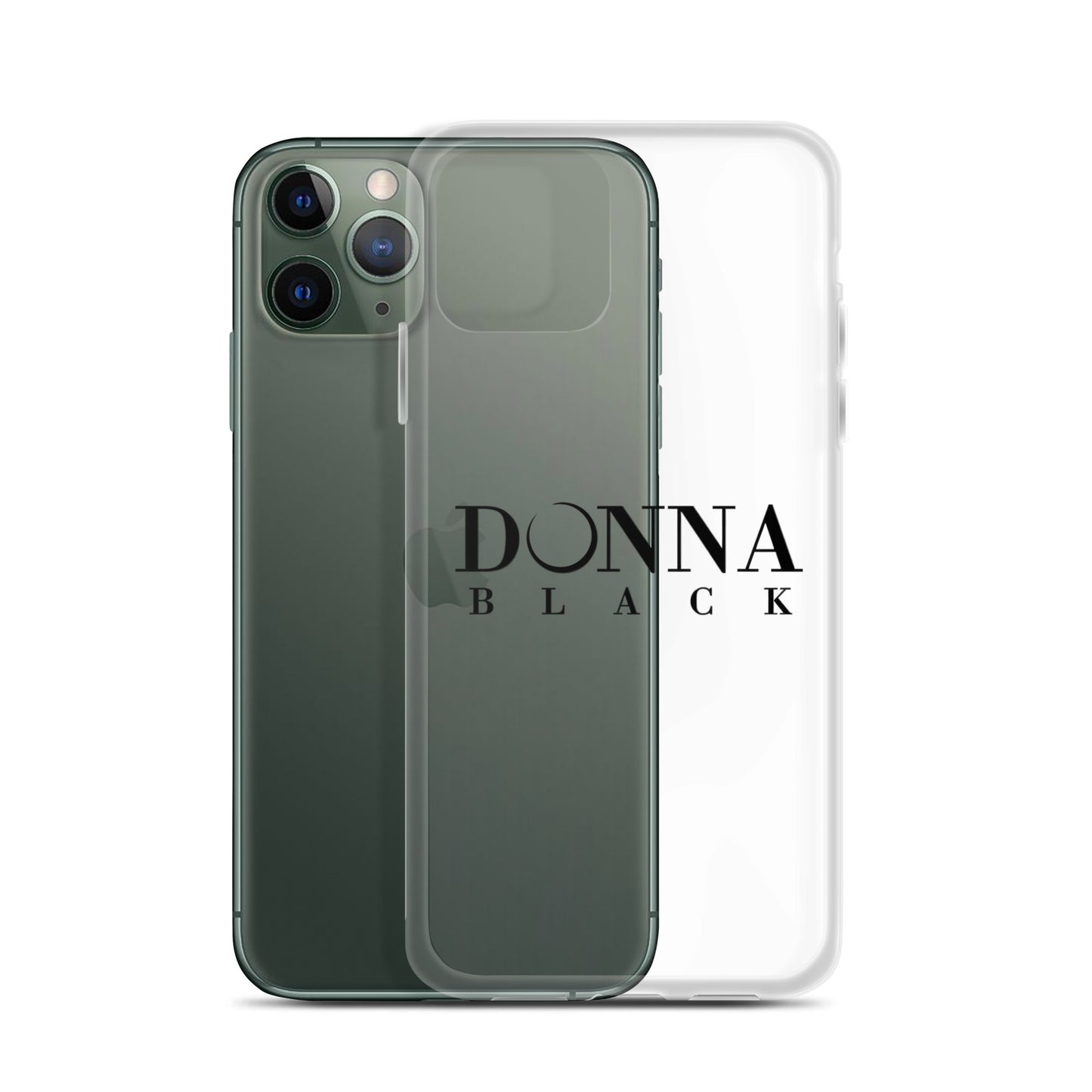 Donna Black Clear Case for iPhone®