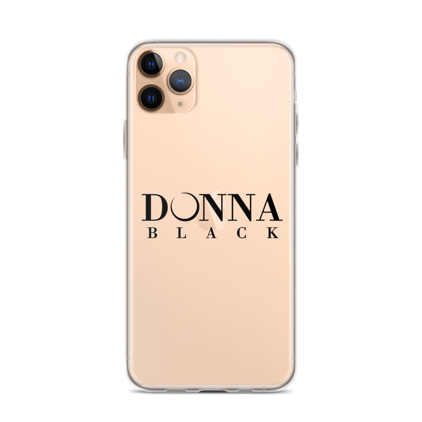 Donna Black Clear Case for iPhone®