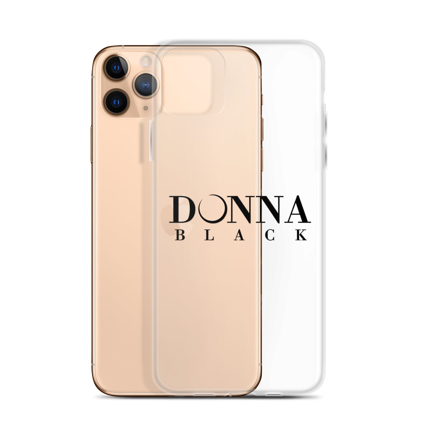 Donna Black Clear Case for iPhone®