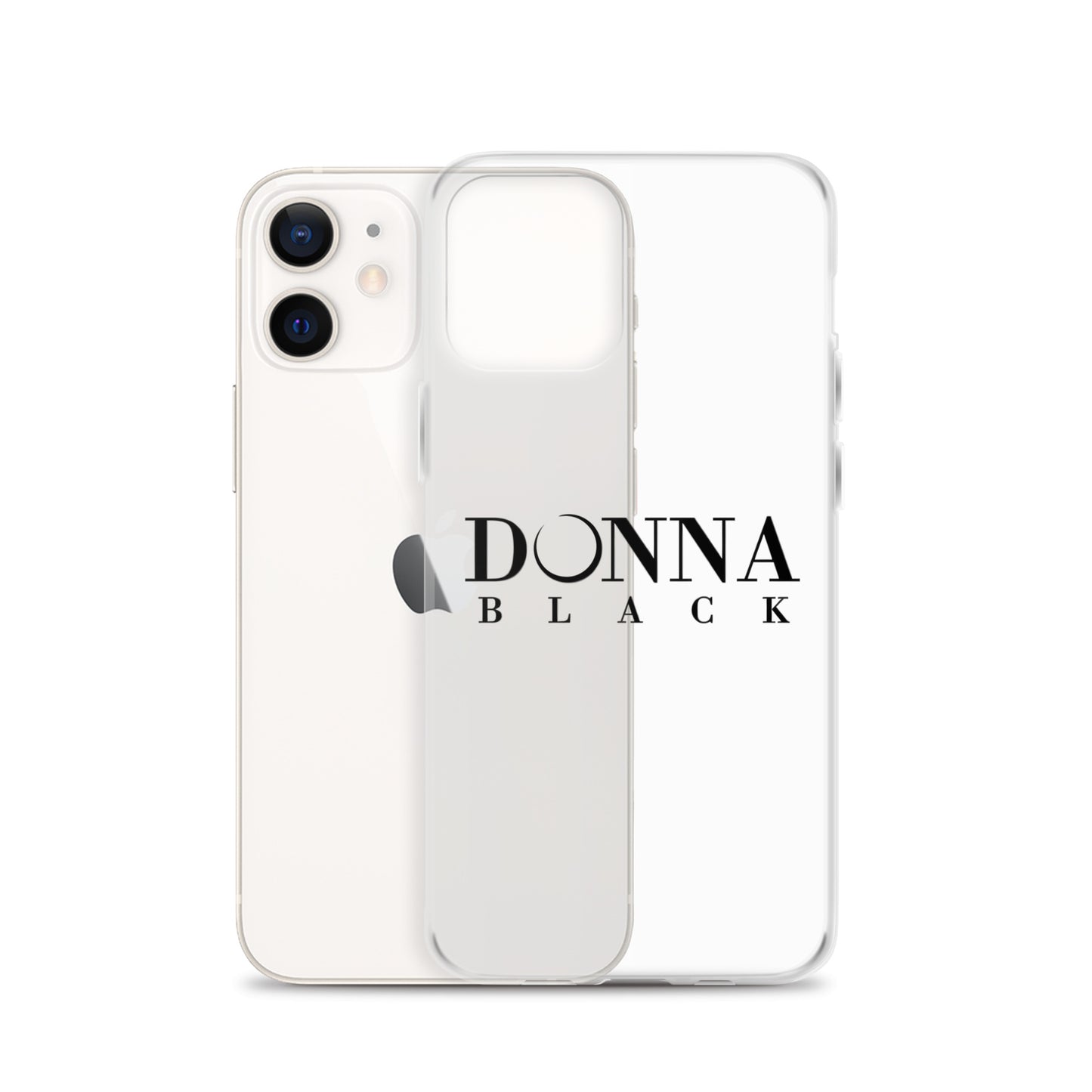 Donna Black Clear Case for iPhone®