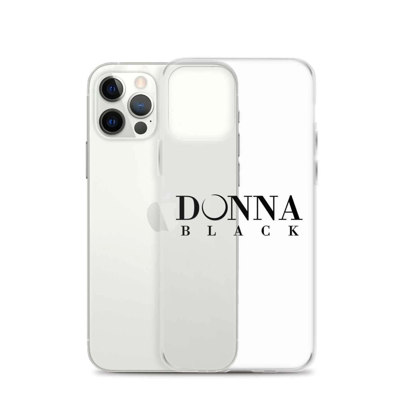 Donna Black Clear Case for iPhone®