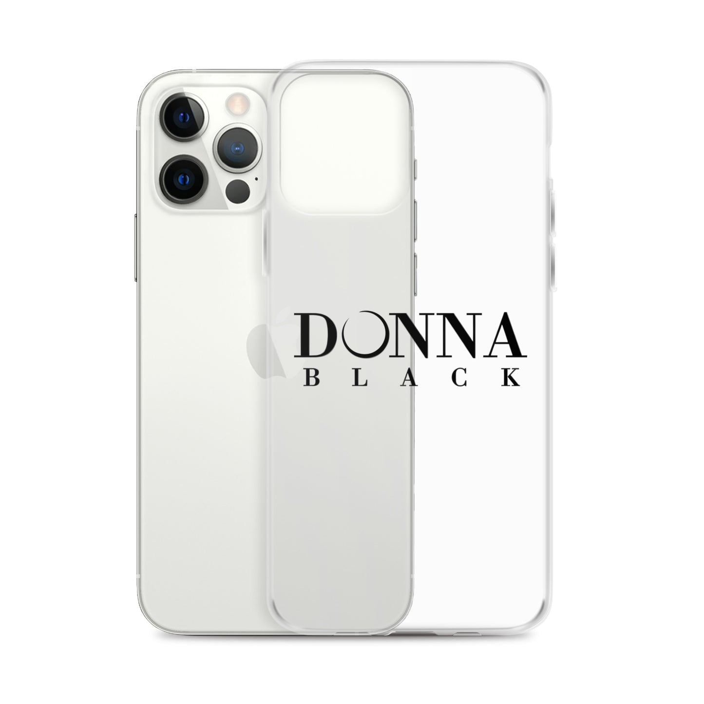 Donna Black Clear Case for iPhone®
