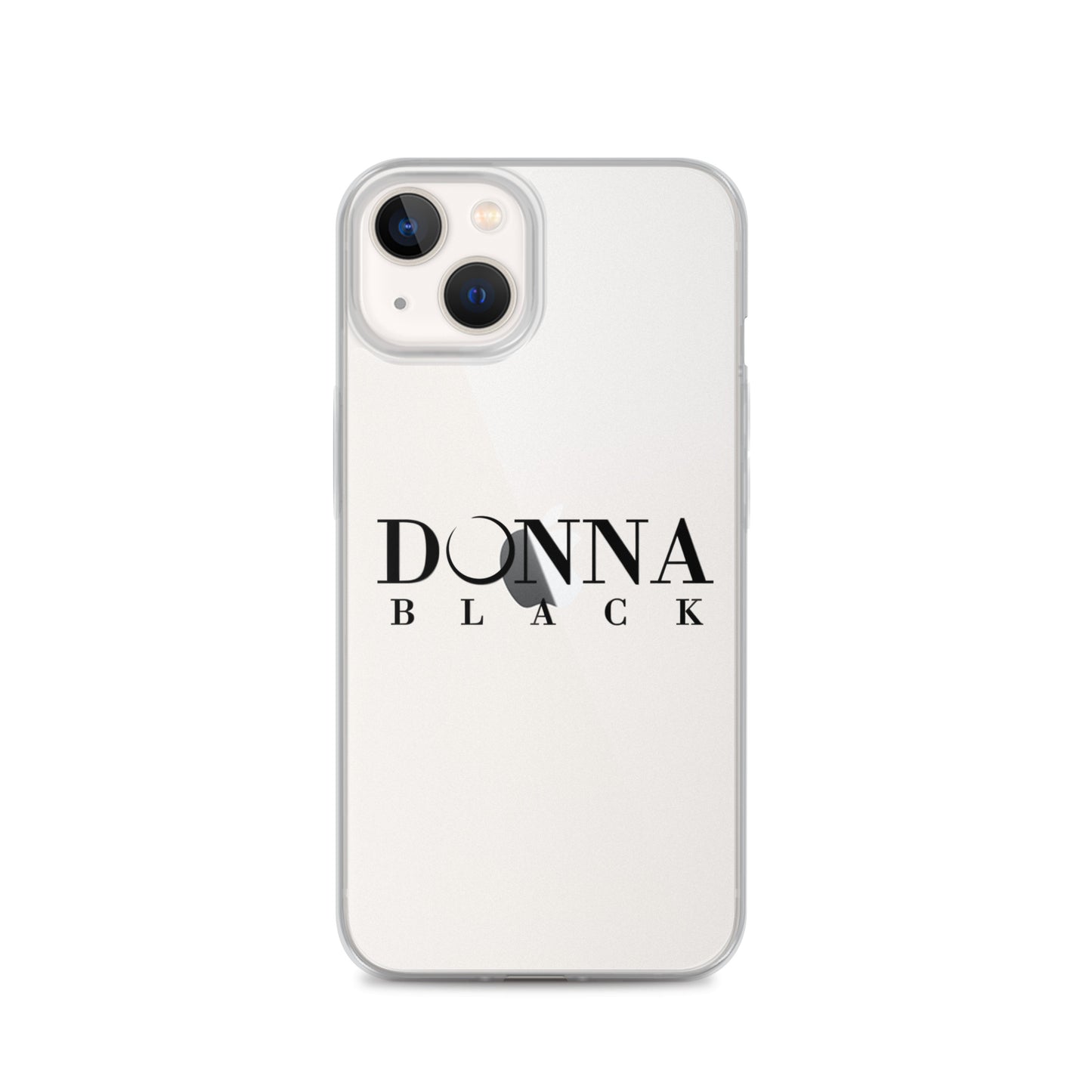 Donna Black Clear Case for iPhone®