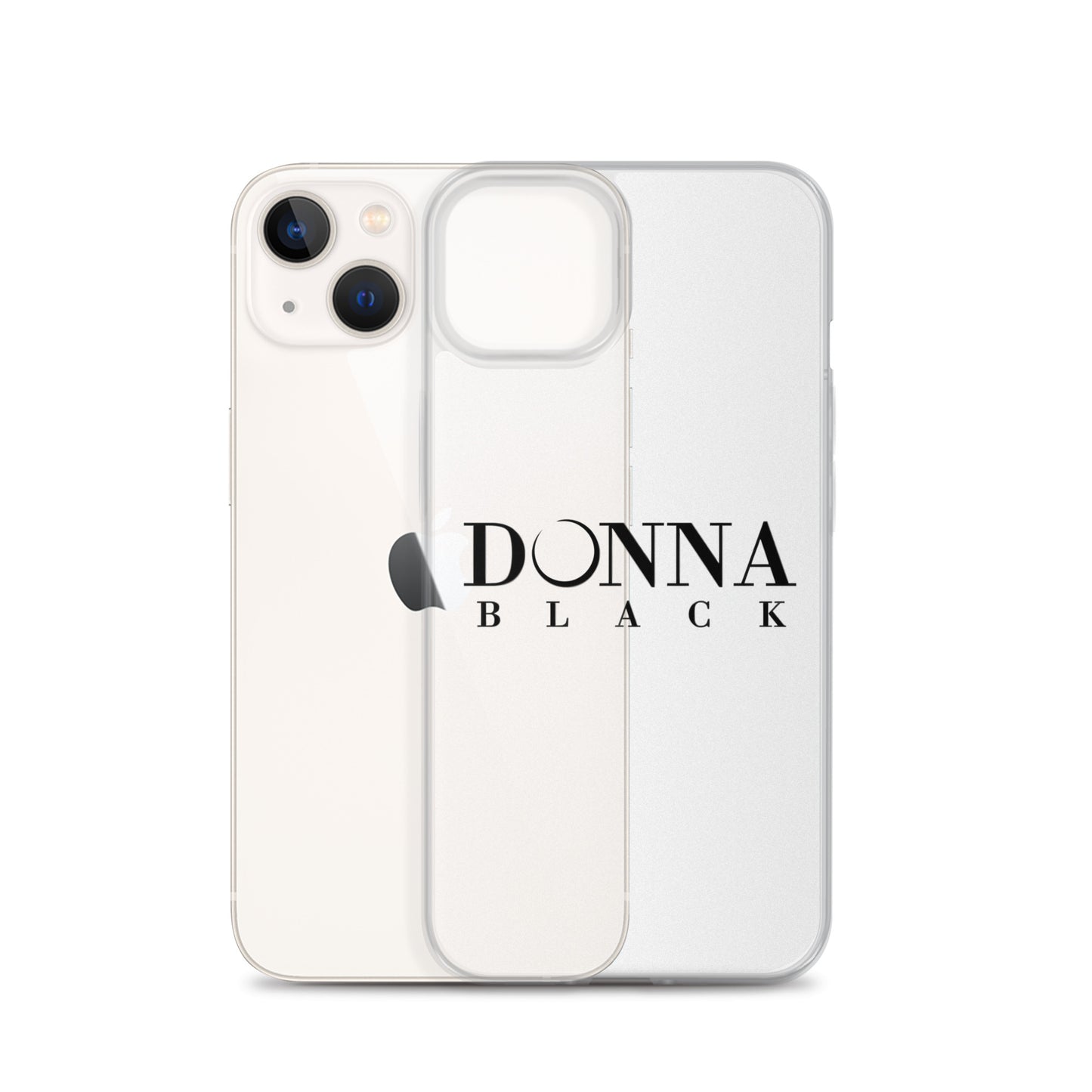Donna Black Clear Case for iPhone®
