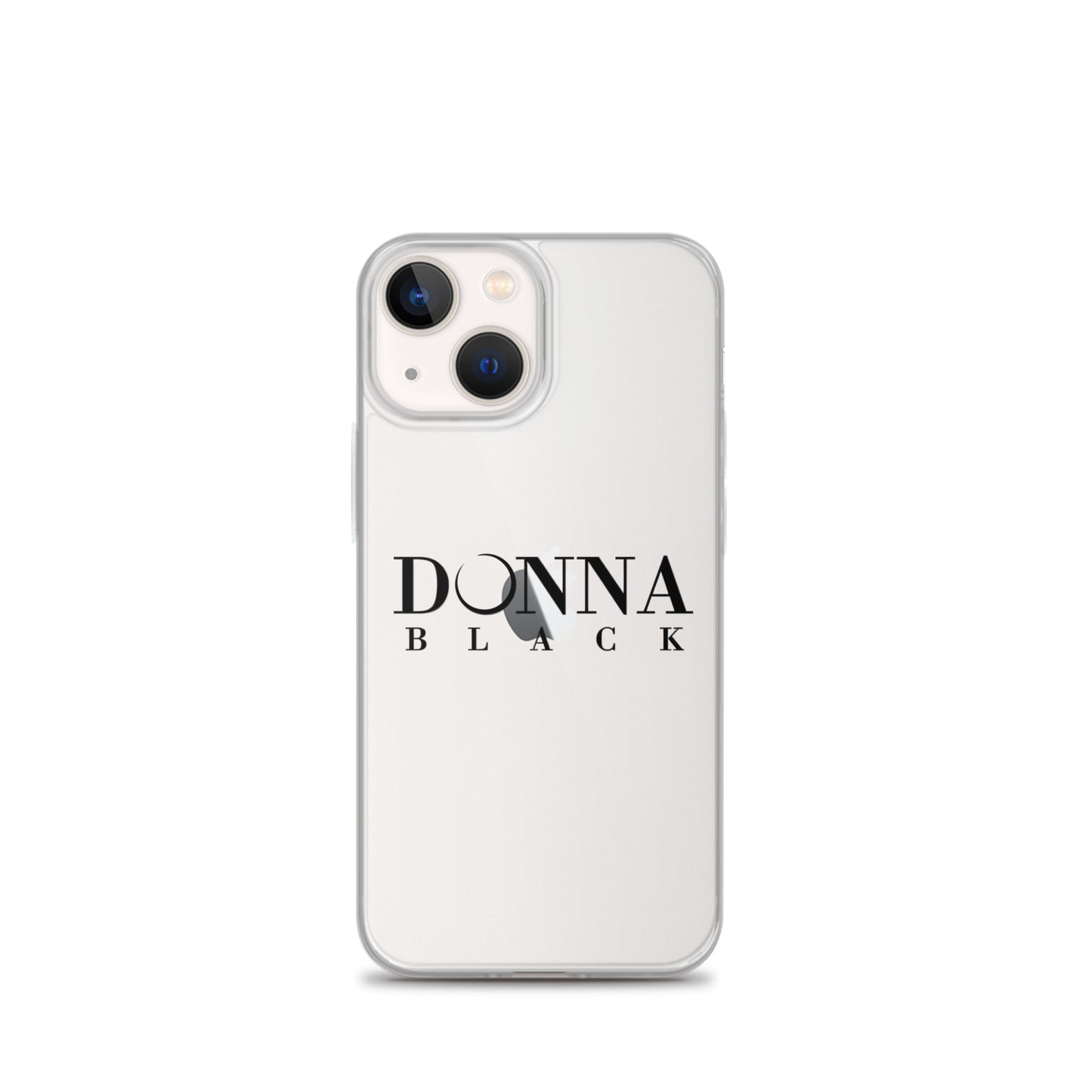 Donna Black Clear Case for iPhone®