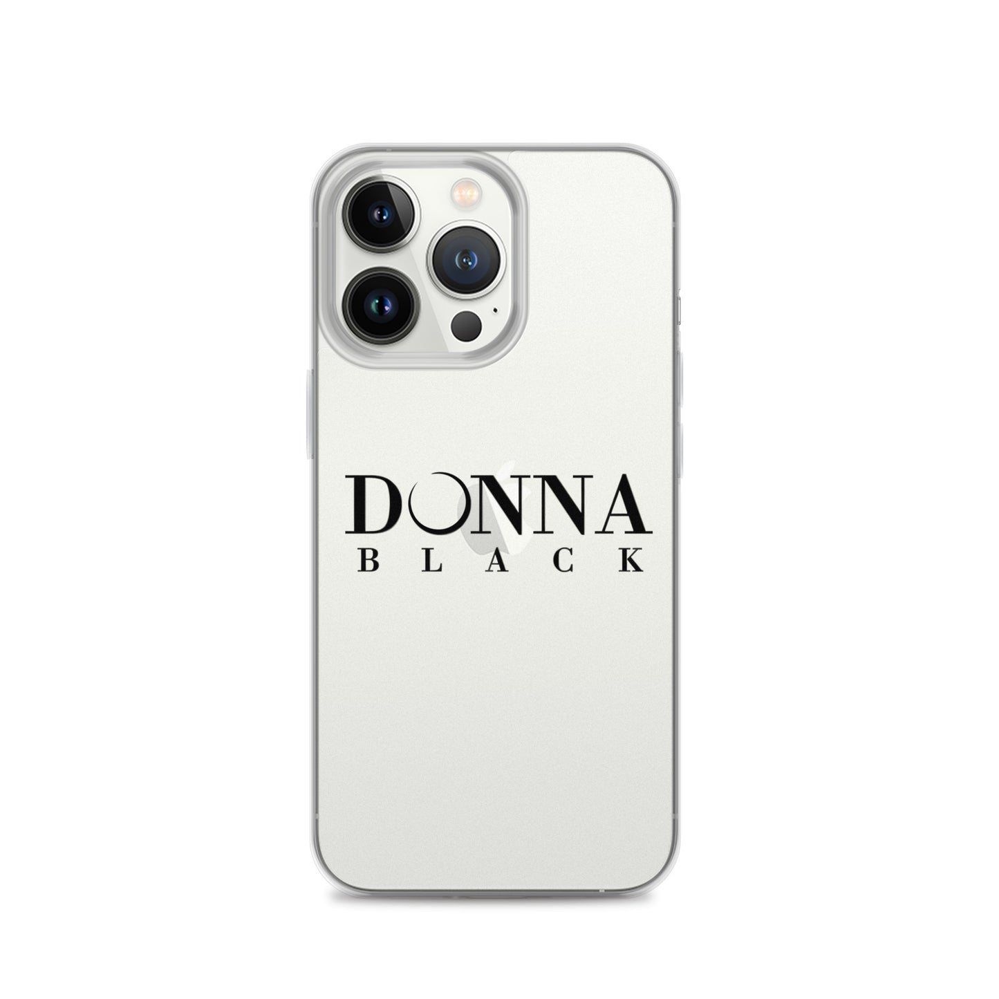 Donna Black Clear Case for iPhone®