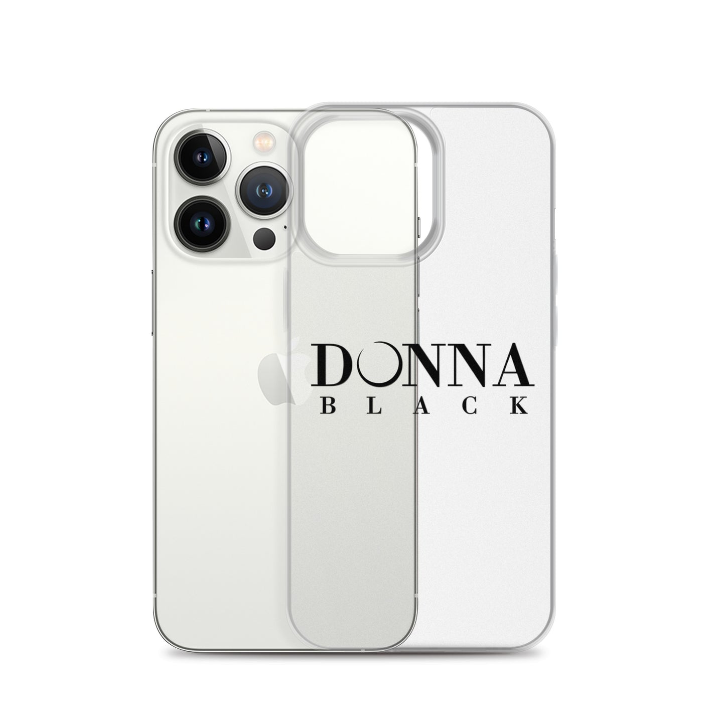 Donna Black Clear Case for iPhone®
