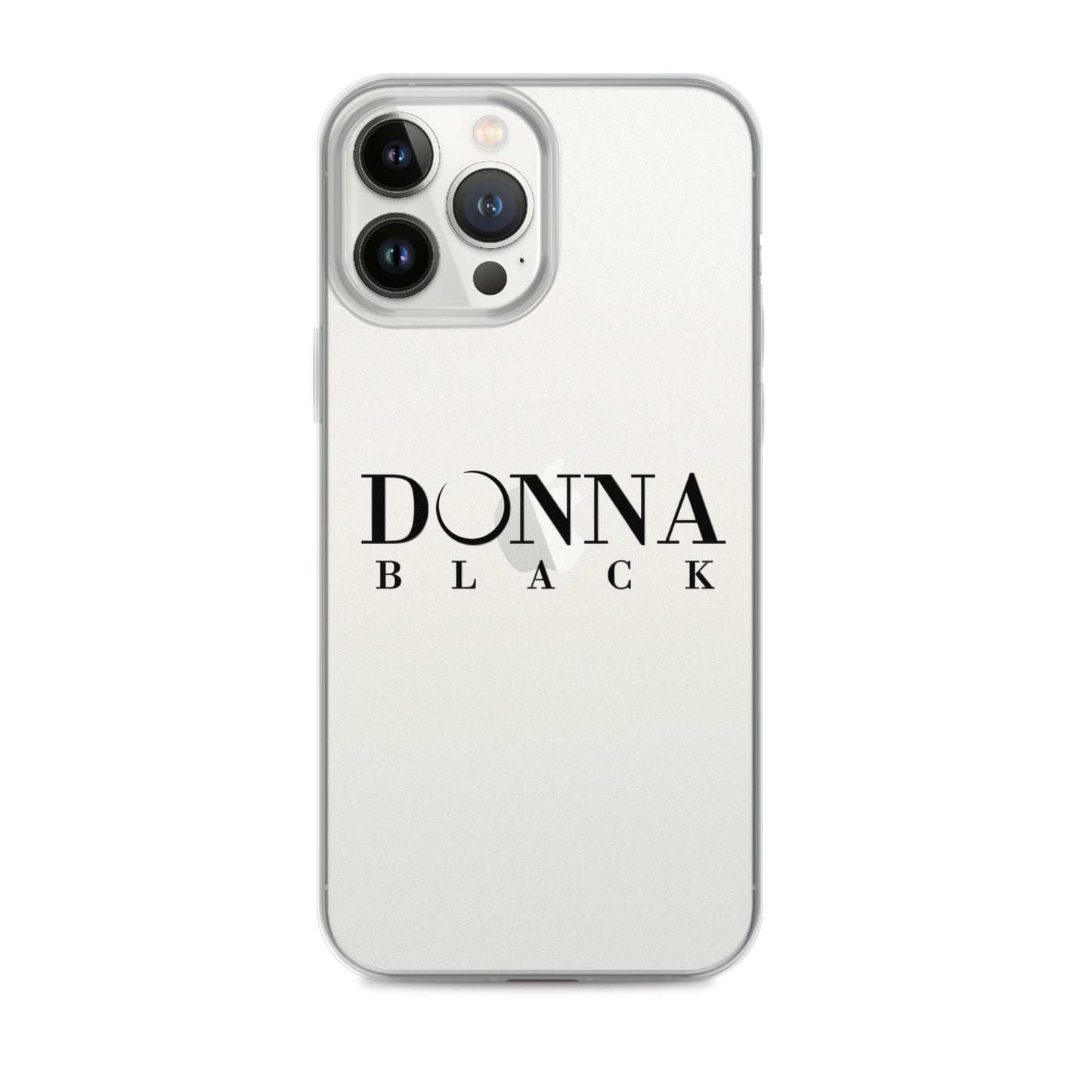 Donna Black Clear Case for iPhone®