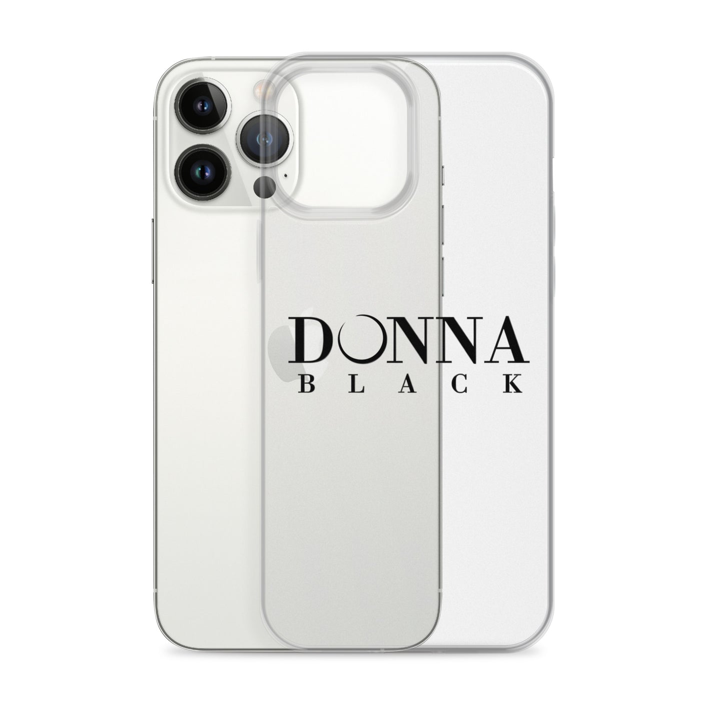 Donna Black Clear Case for iPhone®