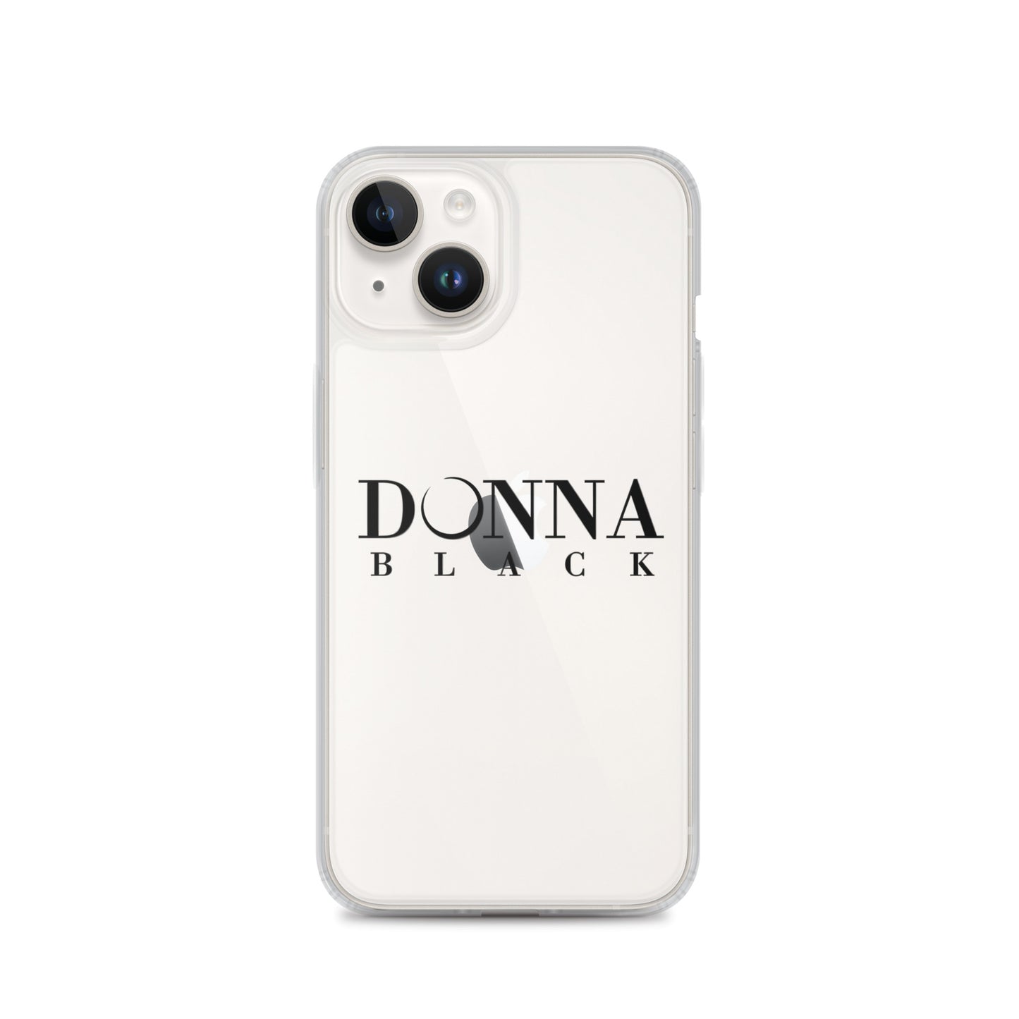 Donna Black Clear Case for iPhone®