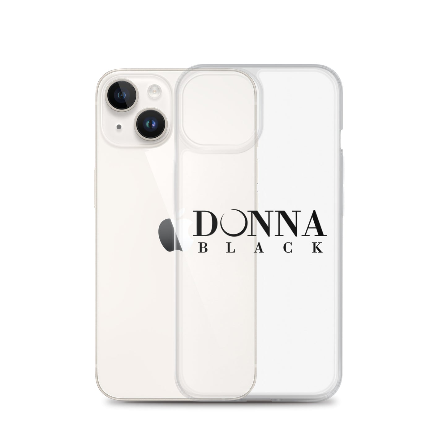 Donna Black Clear Case for iPhone®