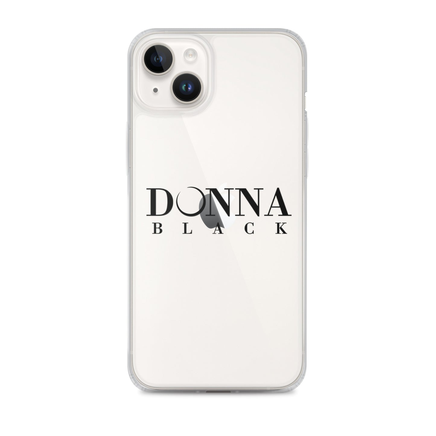 Donna Black Clear Case for iPhone®