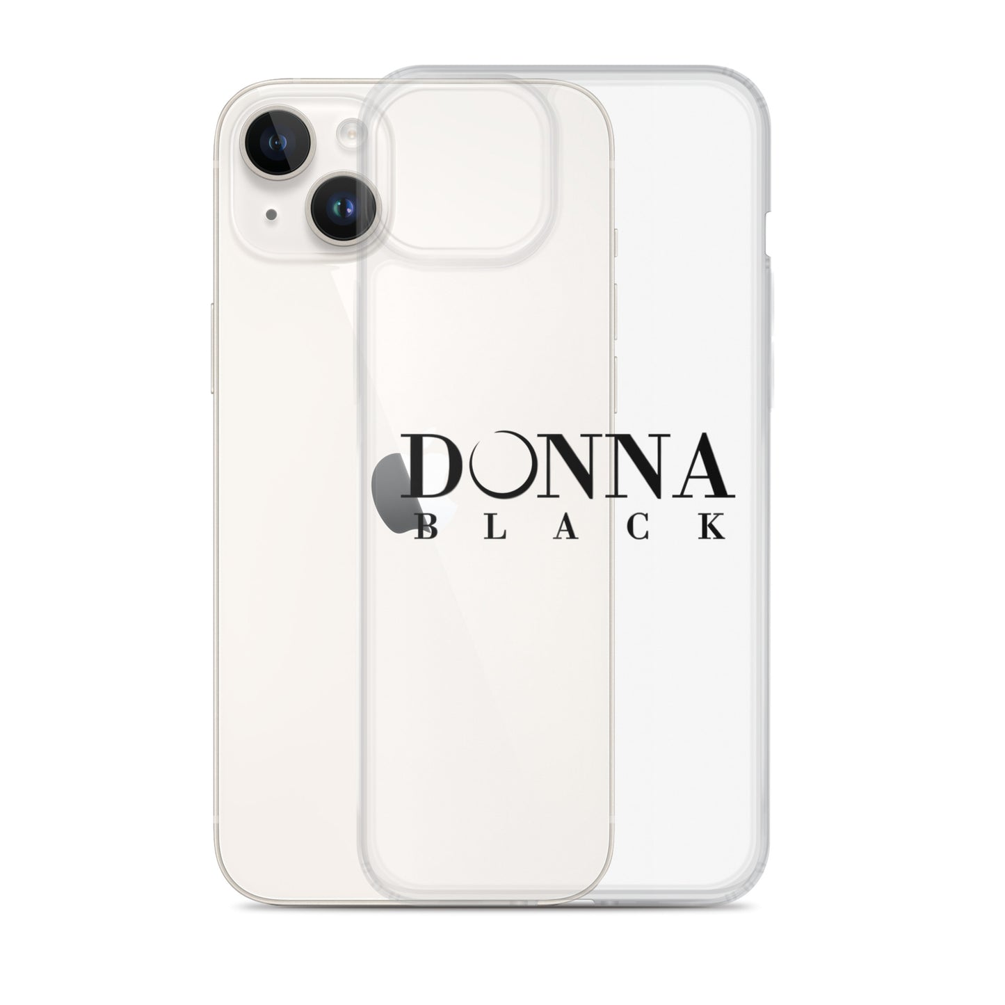 Donna Black Clear Case for iPhone®