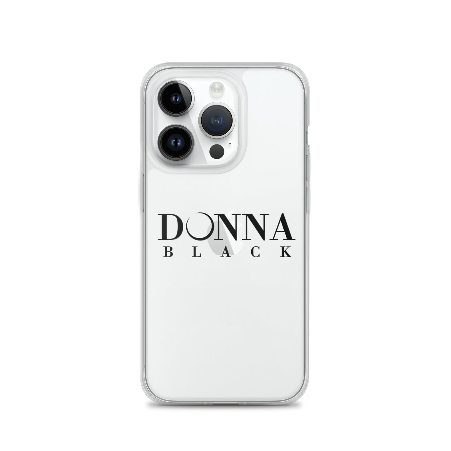Donna Black Clear Case for iPhone®