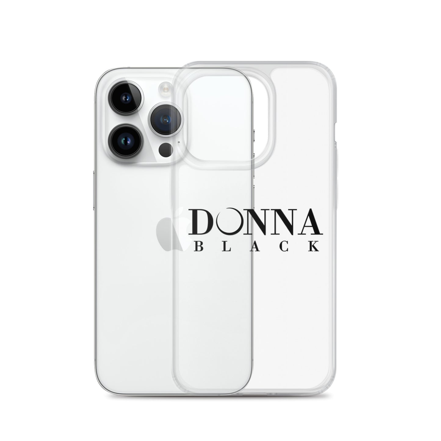 Donna Black Clear Case for iPhone®