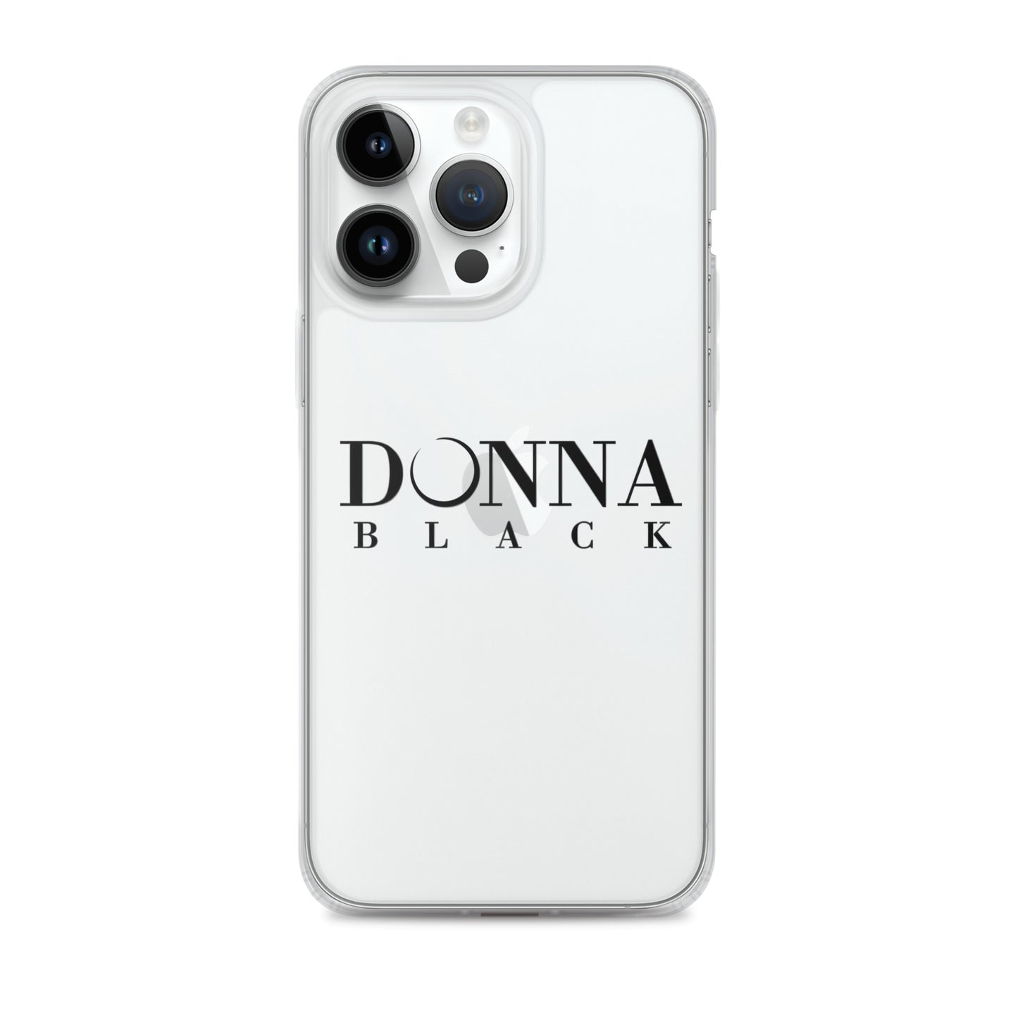 Donna Black Clear Case for iPhone®