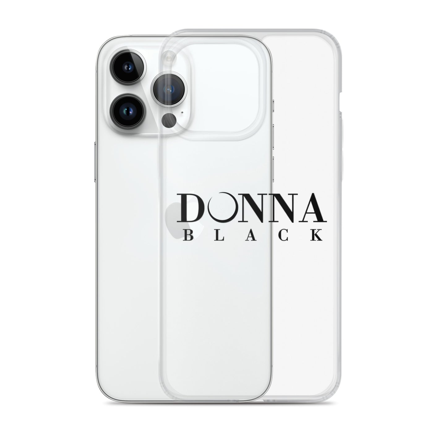 Donna Black Clear Case for iPhone®