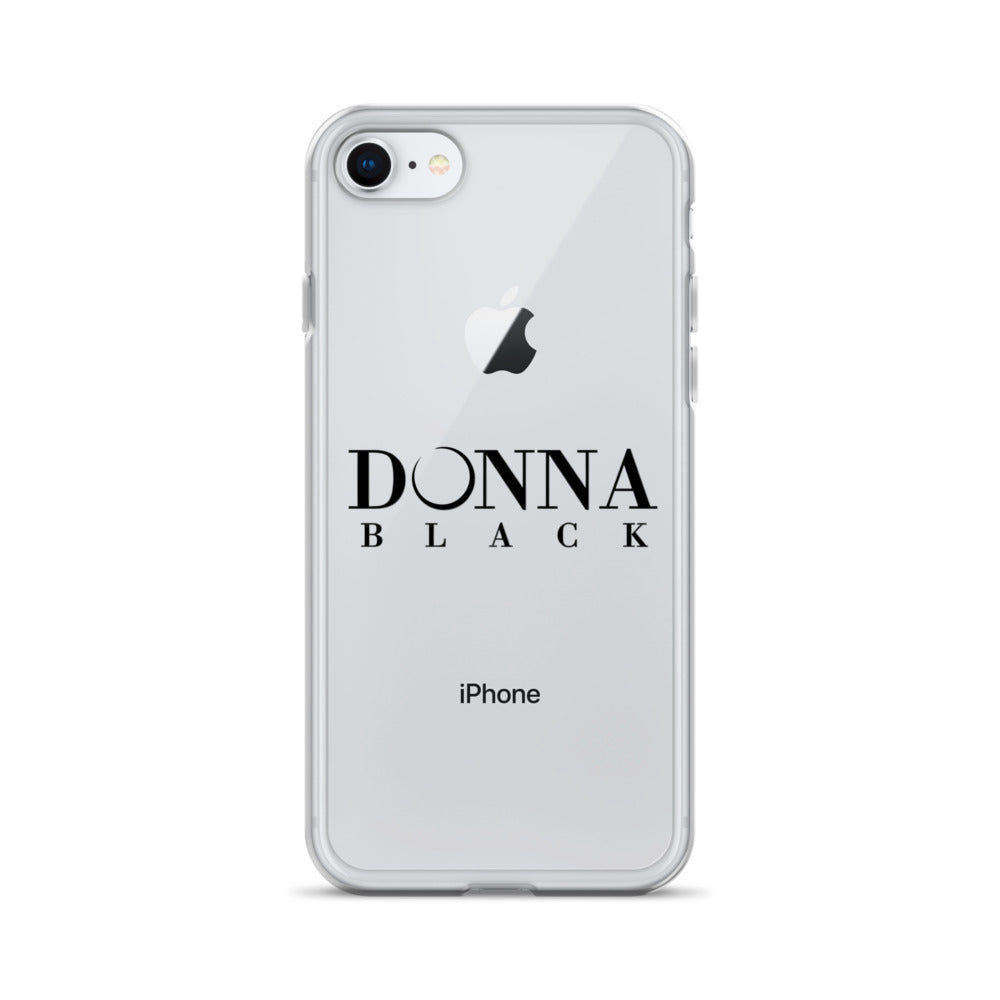 Donna Black Clear Case for iPhone®
