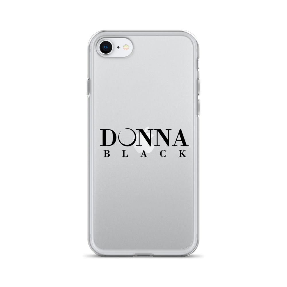Donna Black Clear Case for iPhone®