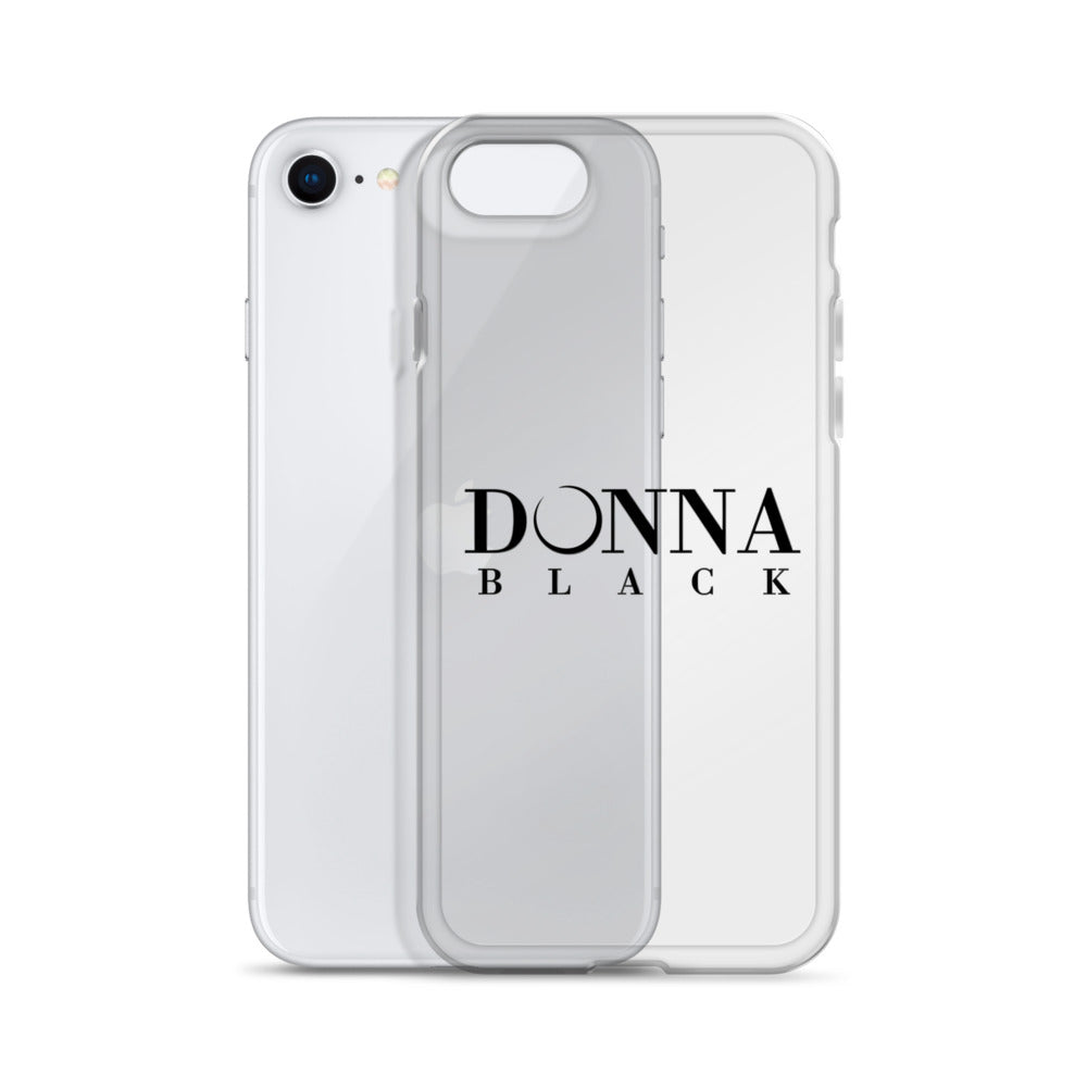 Donna Black Clear Case for iPhone®
