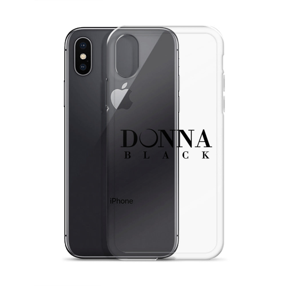 Donna Black Clear Case for iPhone®