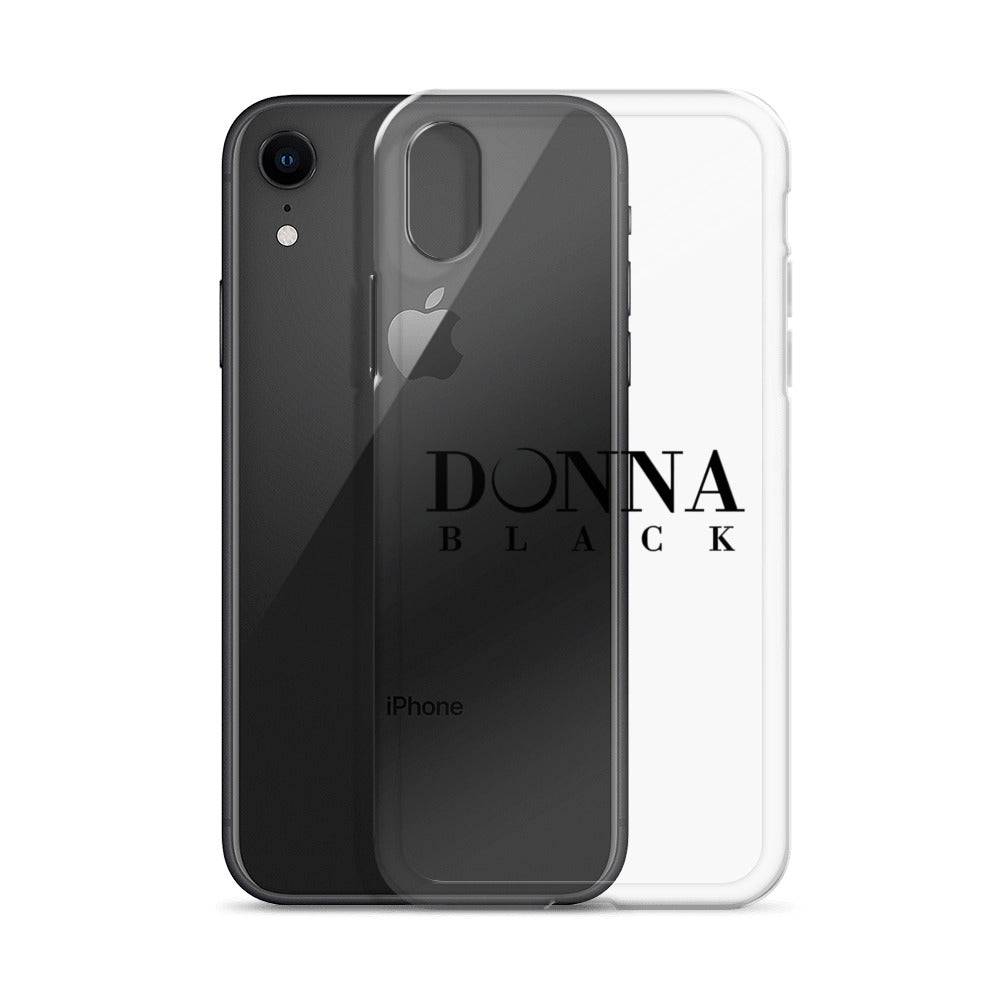 Donna Black Clear Case for iPhone®