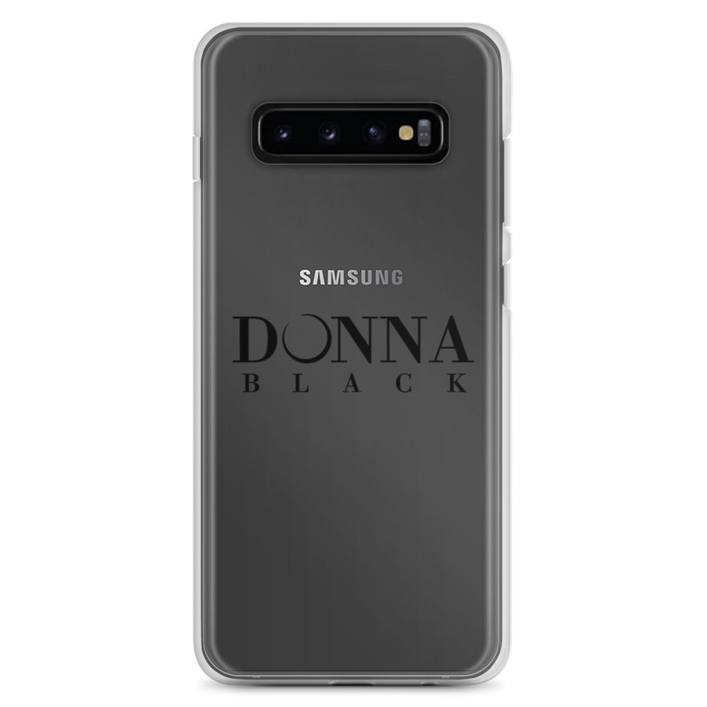 Donna Black Clear Case for Samsung®