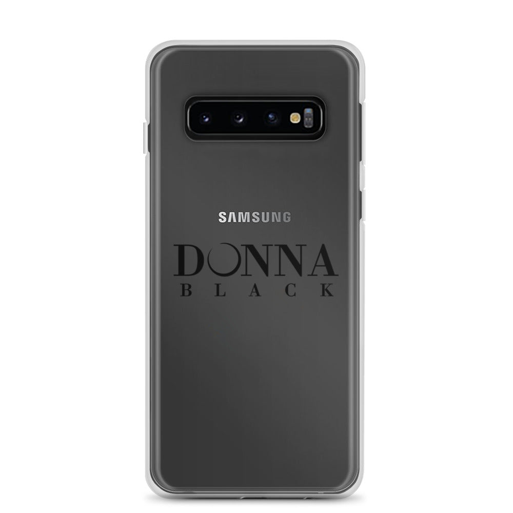Donna Black Clear Case for Samsung®