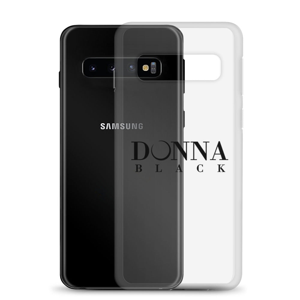 Donna Black Clear Case for Samsung®
