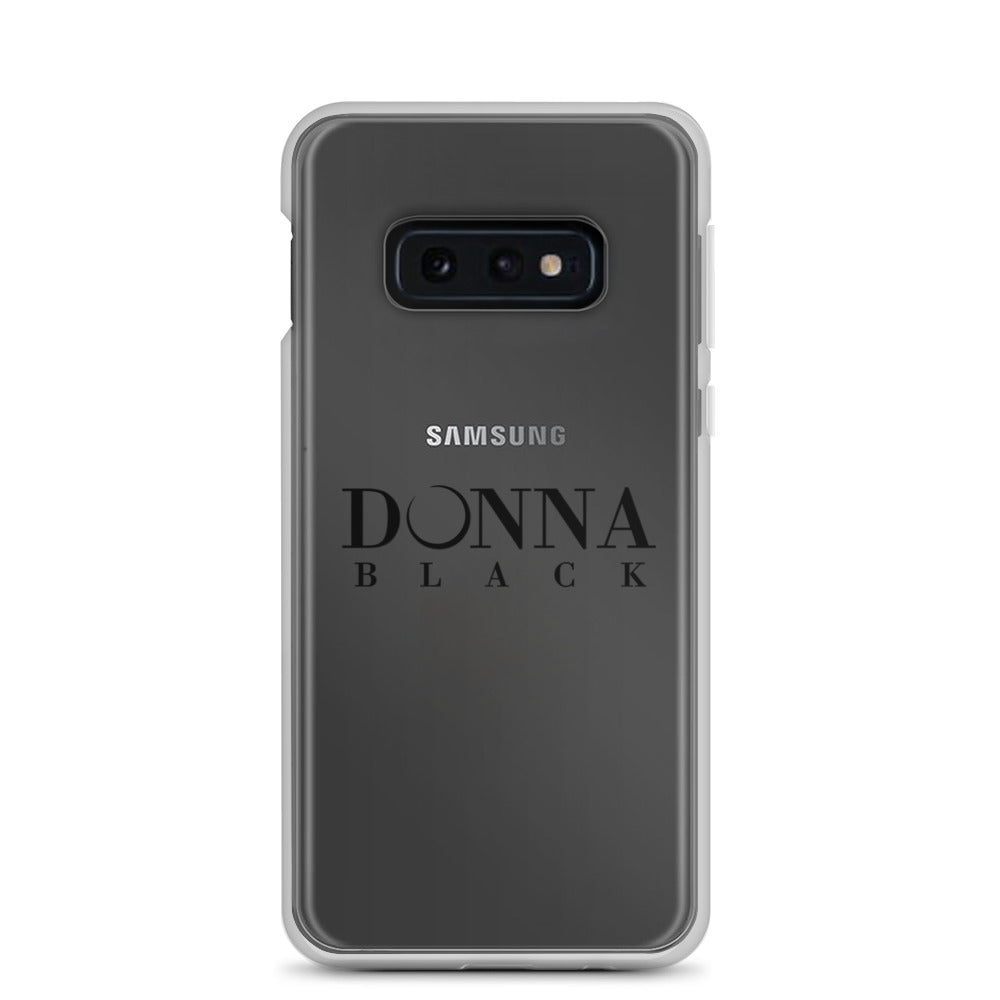 Donna Black Clear Case for Samsung®