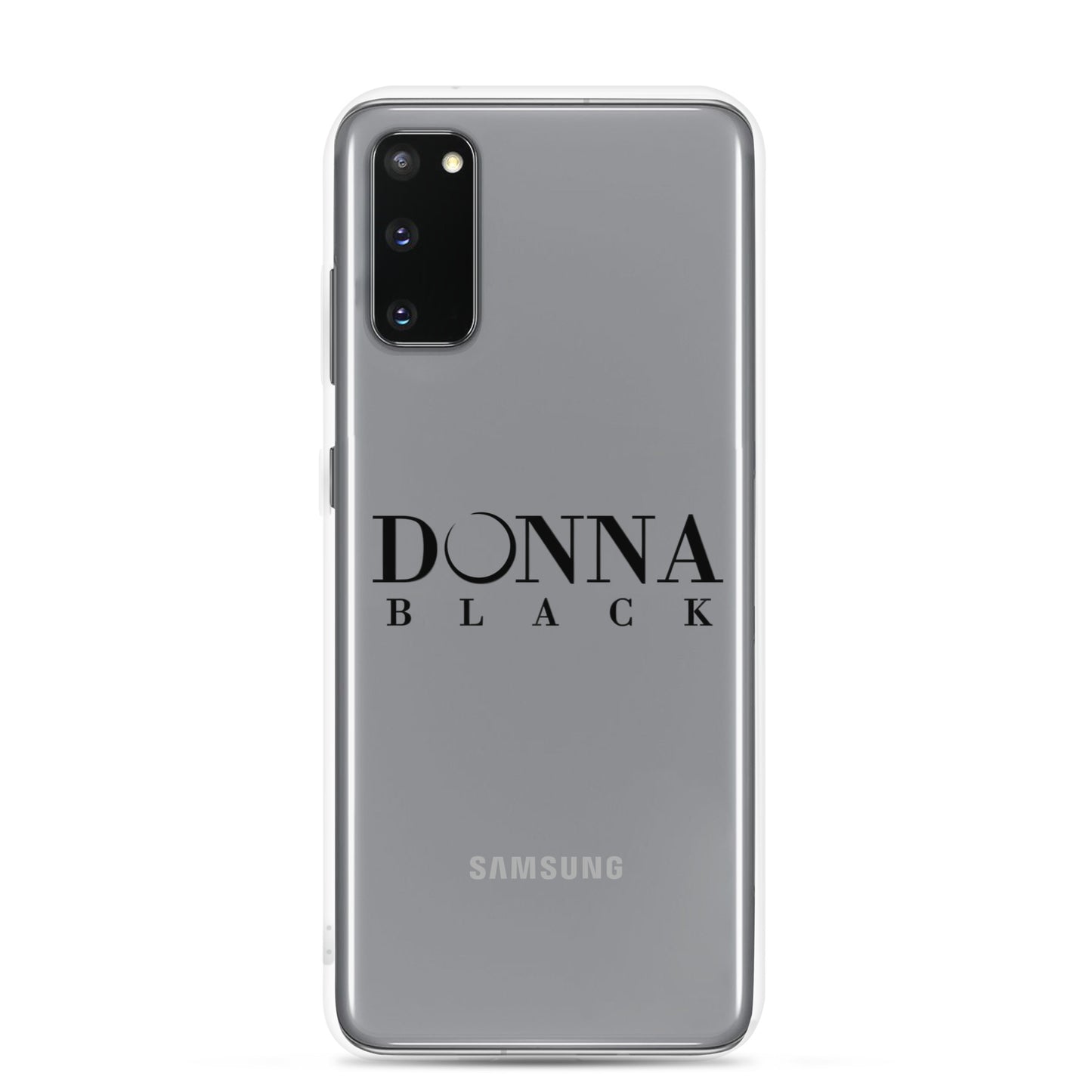 Donna Black Clear Case for Samsung®