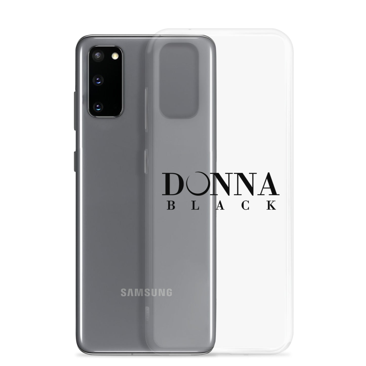Donna Black Clear Case for Samsung®