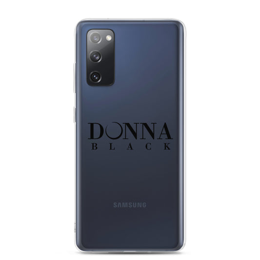 Donna Black Clear Case for Samsung®