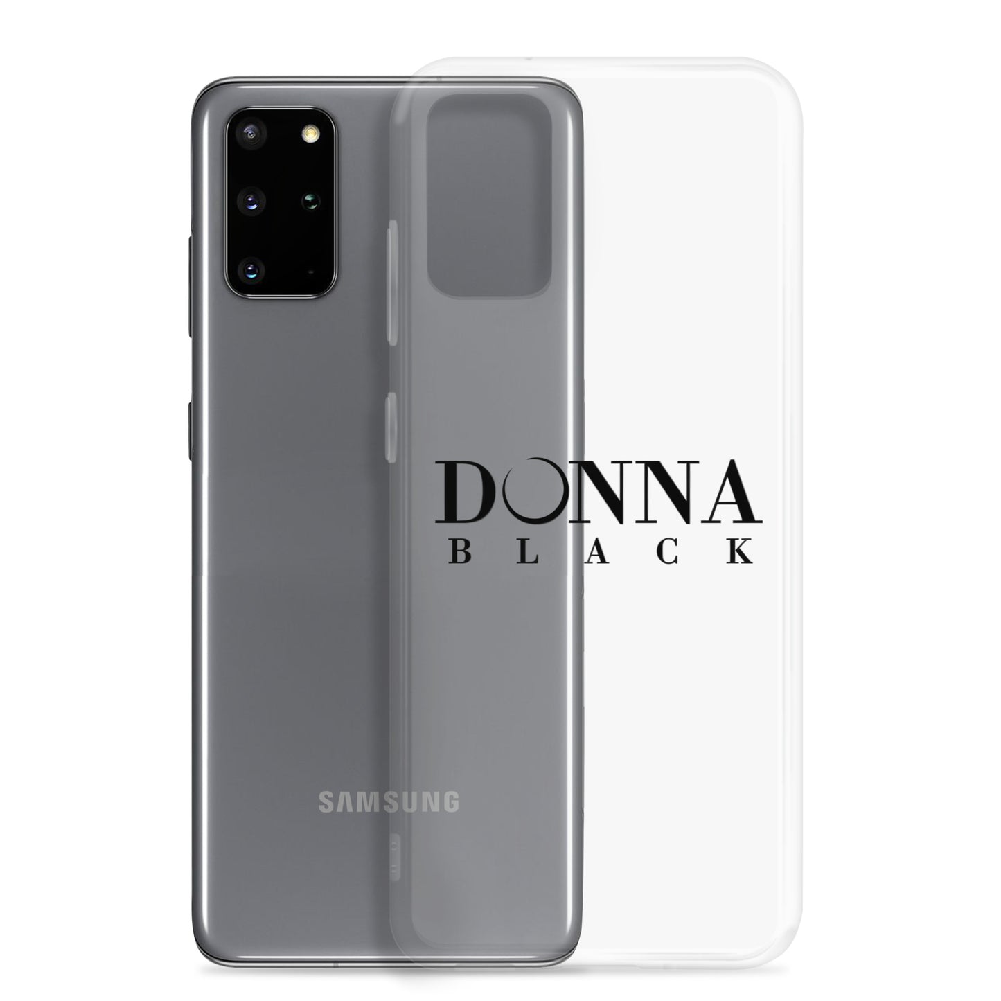 Donna Black Clear Case for Samsung®