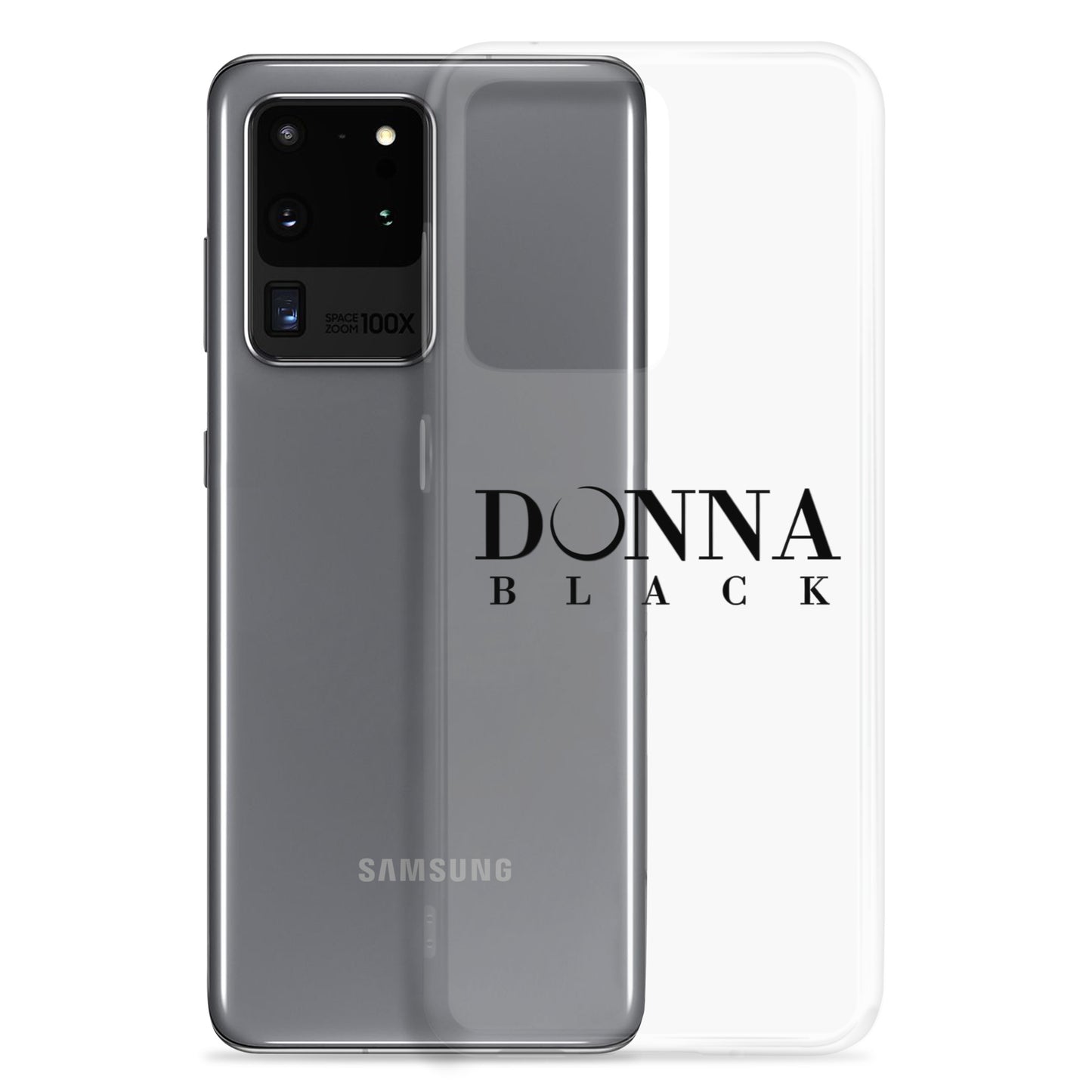 Donna Black Clear Case for Samsung®