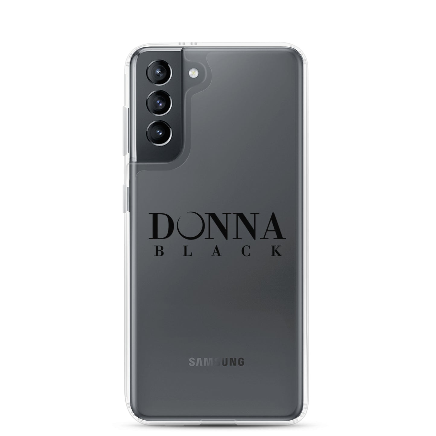 Donna Black Clear Case for Samsung®