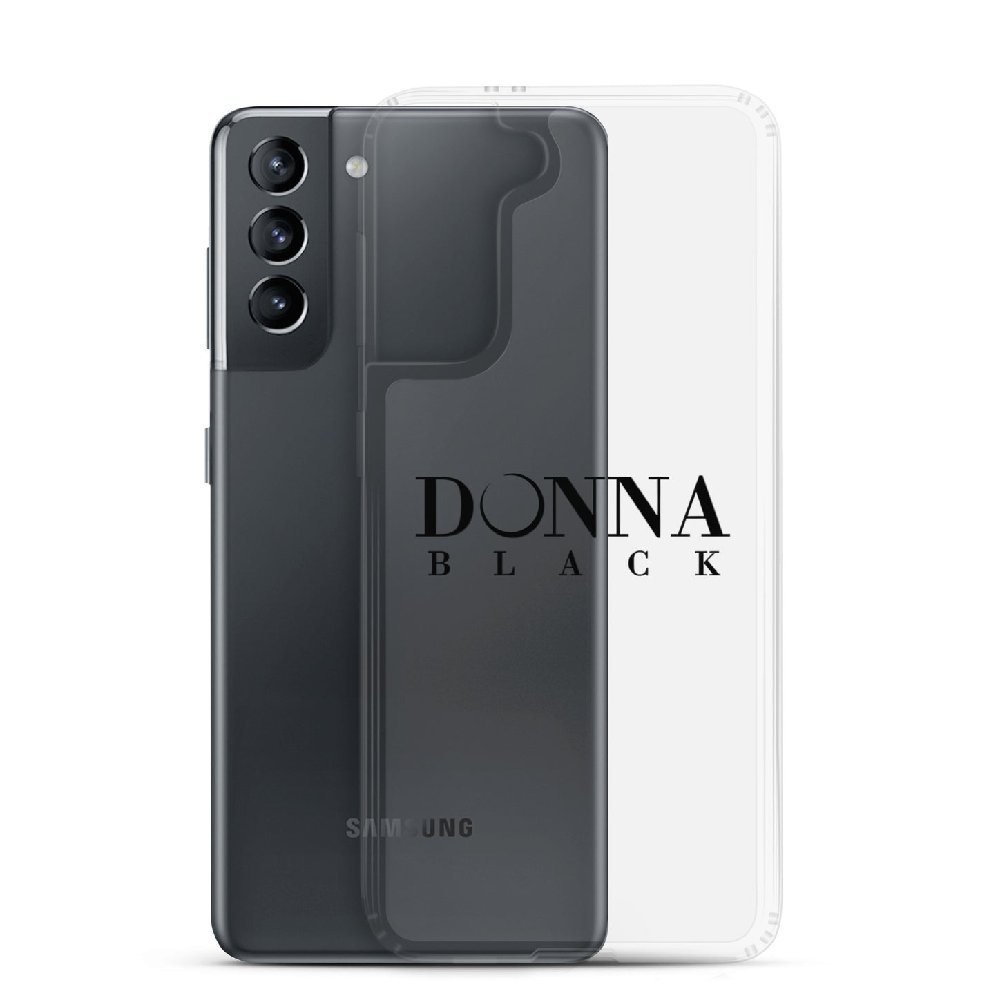 Donna Black Clear Case for Samsung®