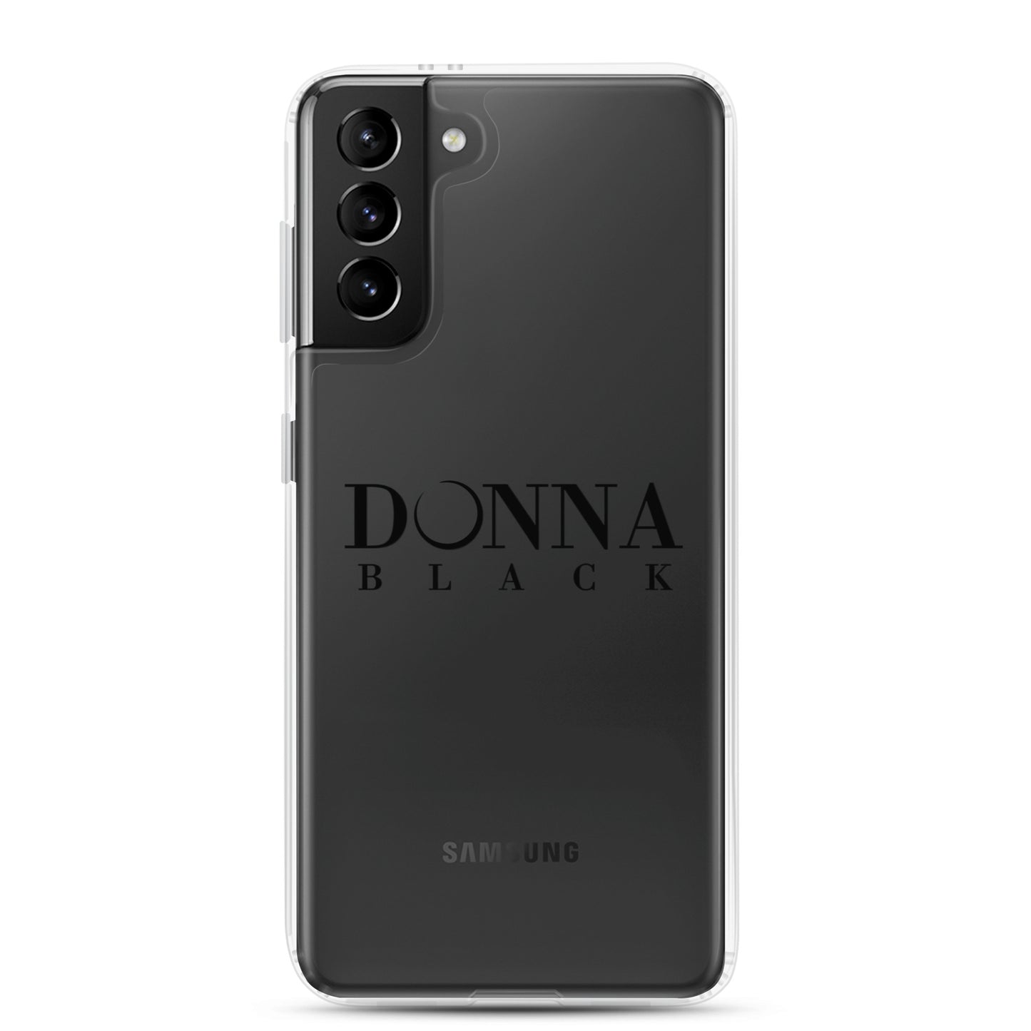 Donna Black Clear Case for Samsung®