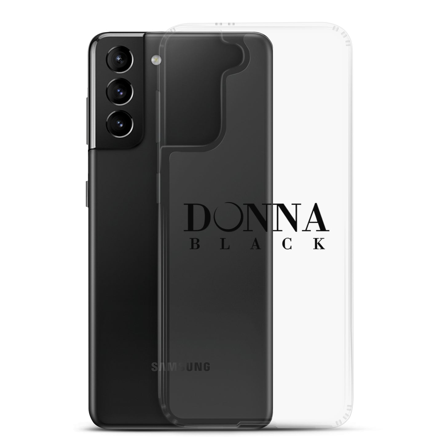 Donna Black Clear Case for Samsung®