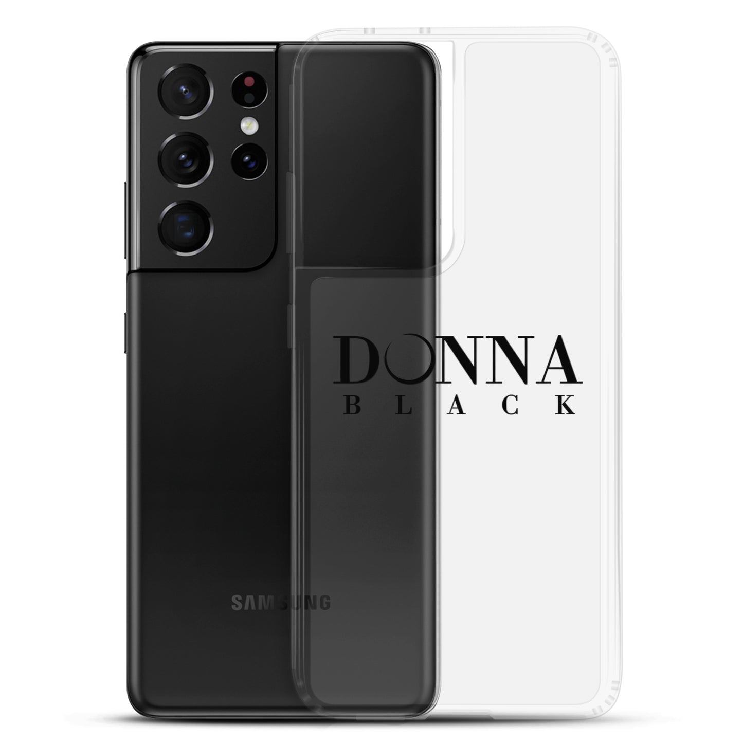 Donna Black Clear Case for Samsung®